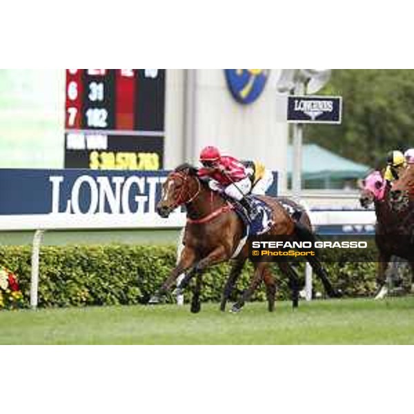 LHKIR 2018 - The Longines Hong Kong Sprint - K Teetan on Mr Stunning - Hong Kong, Sha Tin Racecourse - 9 December 2018 - ph.Stefano Grasso/Longines