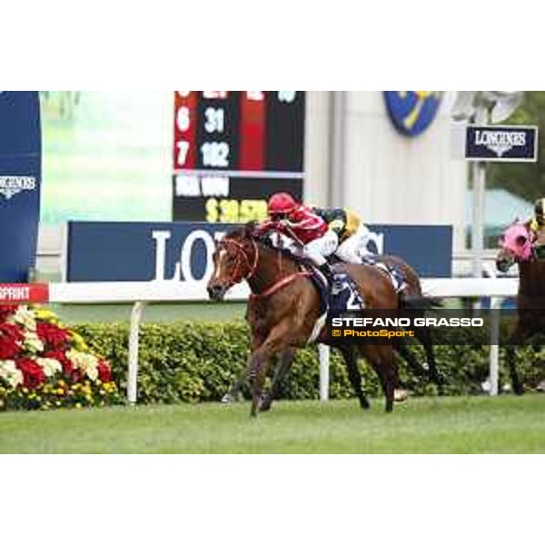 LHKIR 2018 - The Longines Hong Kong Sprint - K Teetan on Mr Stunning - Hong Kong, Sha Tin Racecourse - 9 December 2018 - ph.Stefano Grasso/Longines