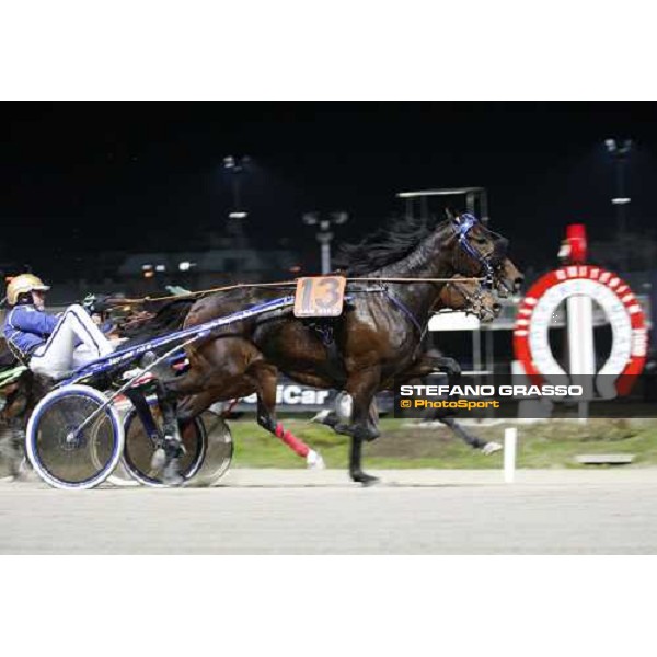 Hugo Langeweg with Main Wise As wins the Gran Criterium \'Memorial Piero Biondi\' Milan San Siro, 16th nov. 2008 ph. Stefano Grasso