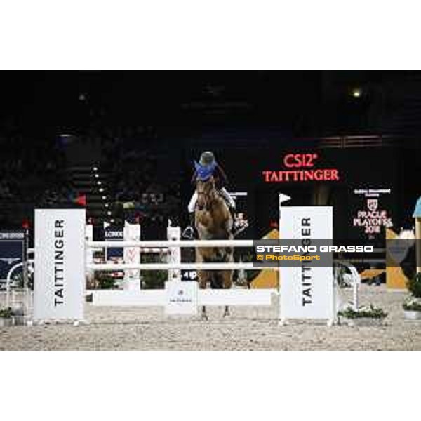 GC Prague Playoffs - Amateur riders - Milena Pappas on Idole de Roulard - Prague, O2 Arena - 14 December 2018 - ph.Mario Grassia - Stefano Grasso/GCL