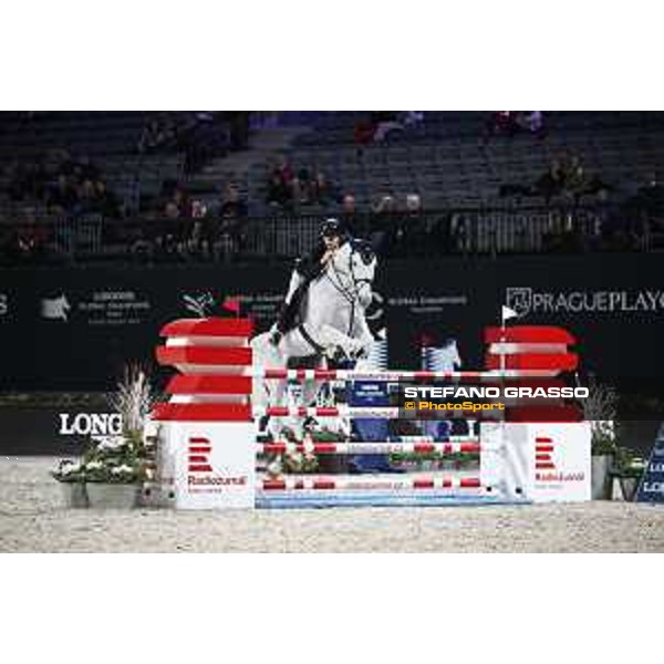 GC Prague Playoffs - Amateur riders - Mike Kawai on Ragtime Rouge - Prague, O2 Arena - 14 December 2018 - ph.Mario Grassia - Stefano Grasso/GCL