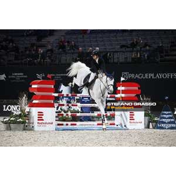 GC Prague Playoffs - Amateur riders - Mike Kawai on Ragtime Rouge - Prague, O2 Arena - 14 December 2018 - ph.Mario Grassia - Stefano Grasso/GCL
