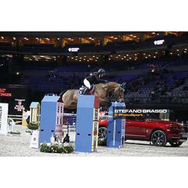 GC Prague Playoffs - Amateur riders - Joanne Sloan Allen on Amigo Cascada M - Prague, O2 Arena - 14 December 2018 - ph.Mario Grassia - Stefano Grasso/GCL