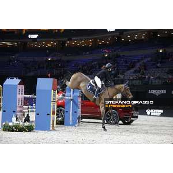 GC Prague Playoffs - Amateur riders - Joanne Sloan Allen on Amigo Cascada M - Prague, O2 Arena - 14 December 2018 - ph.Mario Grassia - Stefano Grasso/GCL