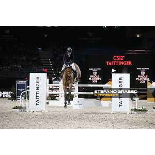 GC Prague Playoffs - Amateur riders - Joanne Sloan Allen on Amigo Cascada M - Prague, O2 Arena - 14 December 2018 - ph.Mario Grassia - Stefano Grasso/GCL