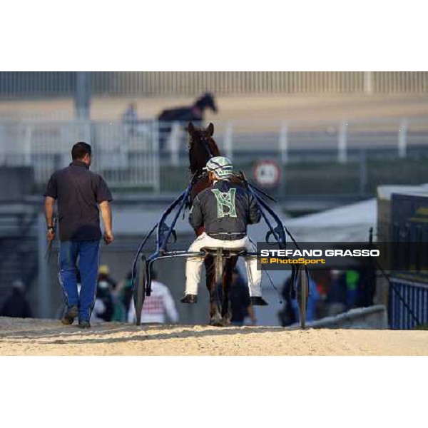 coming back to the stable at San Siro Milan, 16th nov. 2008 ph. Stefano Grasso