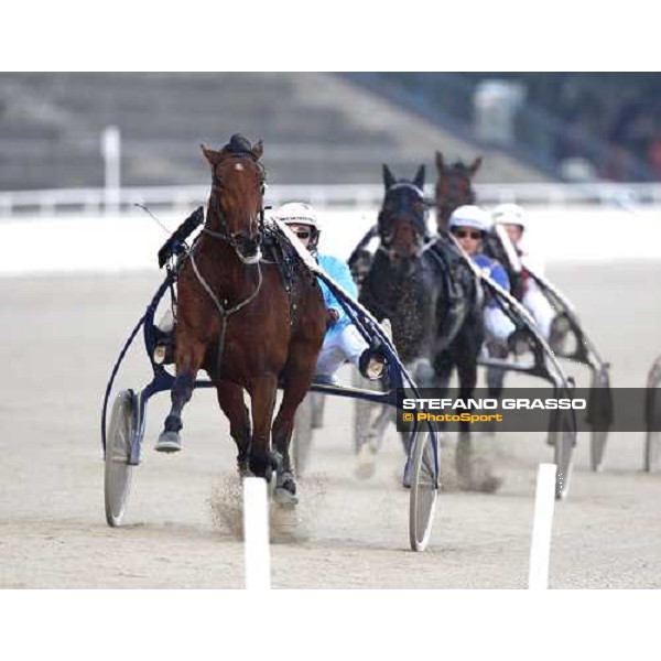 Jos Verbeeck with Qualita Bourbon wins the heat of the Gran Premio U.E.T. Milan, 16th nov. 2008 ph. Stefano Grasso
