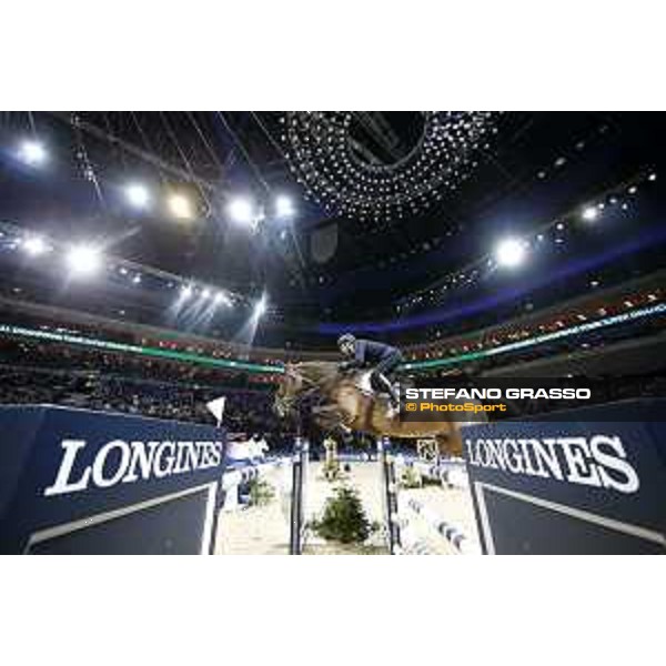GC Prague Playoffs - Super GP - Lorenzo de Luca (ITA) on Ensor de Litrange XII - Prague, O2 Arena - 15 December 2018 - ph.Stefano Grasso/LGCT