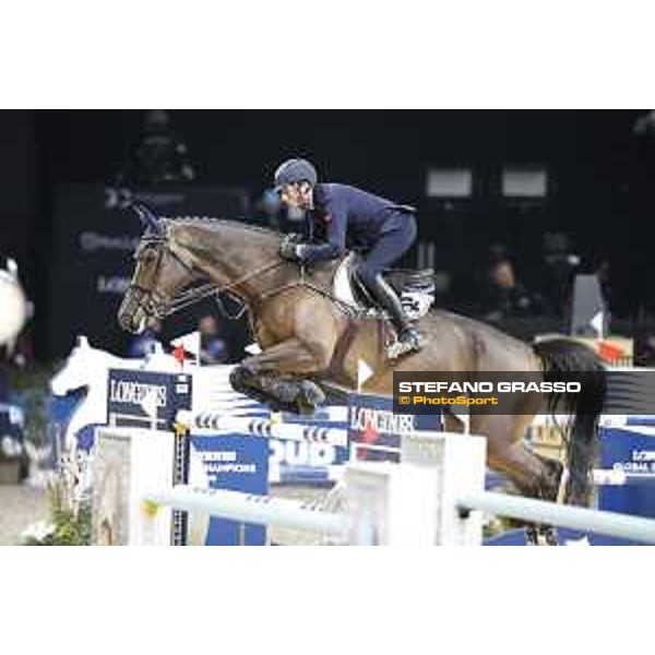 GC Prague Playoffs - Super GP - Lorenzo de Luca (ITA) on Ensor de Litrange XII - Prague, O2 Arena - 15 December 2018 - ph.Stefano Grasso/LGCT