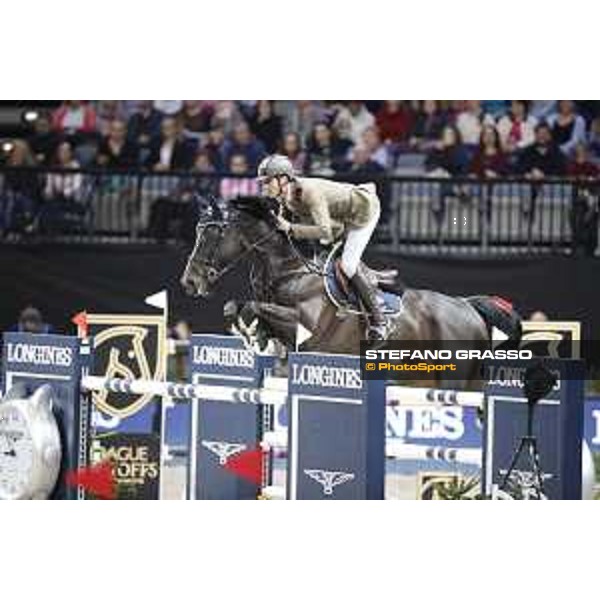 GC Prague Playoffs - Super GP - Alberto Zorzi (ITA) on Ulane de Coquerie - Prague, O2 Arena - 15 December 2018 - ph.Stefano Grasso/LGCT