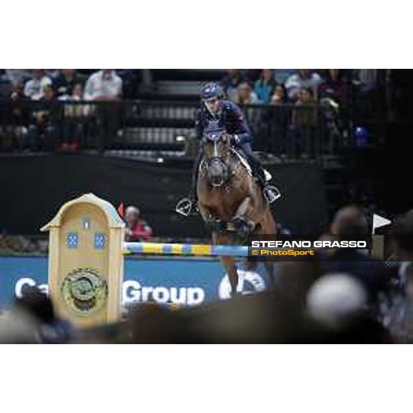 GC Prague Playoffs - Super GP - Lorenzo de Luca (ITA) on Ensor de Litrange XII - Prague, O2 Arena - 15 December 2018 - ph.Stefano Grasso/LGCT