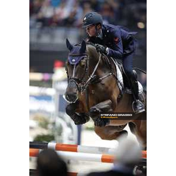 GC Prague Playoffs - Super GP - Lorenzo de Luca (ITA) on Ensor de Litrange XII - Prague, O2 Arena - 15 December 2018 - ph.Stefano Grasso/LGCT
