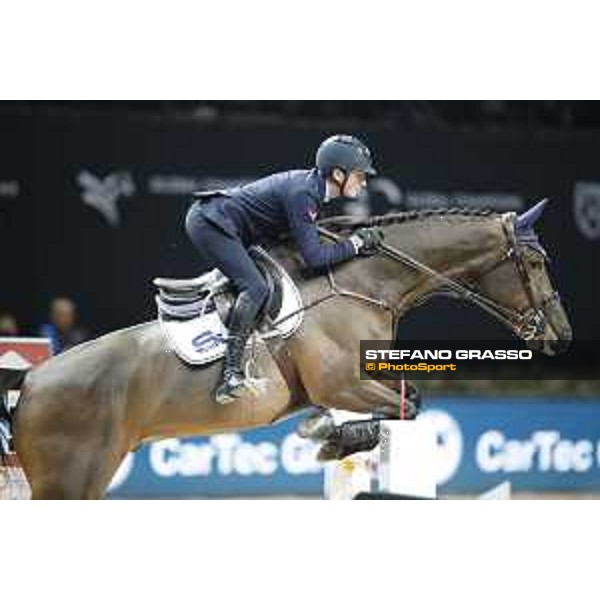 GC Prague Playoffs - Super GP - Lorenzo de Luca (ITA) on Ensor de Litrange XII - Prague, O2 Arena - 15 December 2018 - ph.Stefano Grasso/LGCT