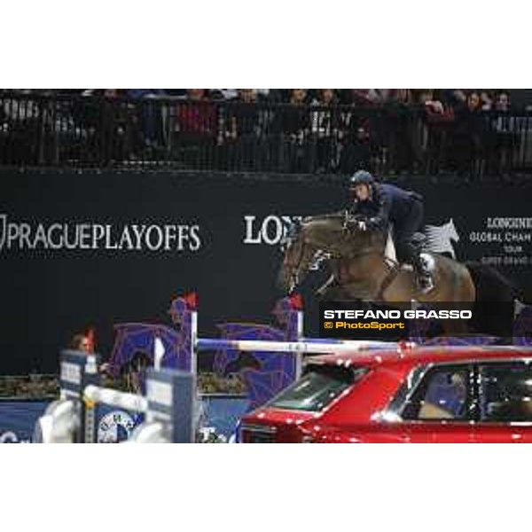 GC Prague Playoffs - Super GP - Lorenzo de Luca (ITA) on Ensor de Litrange XII - Prague, O2 Arena - 15 December 2018 - ph.Stefano Grasso/LGCT