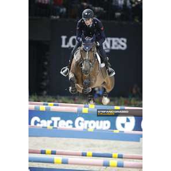 GC Prague Playoffs - Super GP - Lorenzo de Luca (ITA) on Ensor de Litrange XII - Prague, O2 Arena - 15 December 2018 - ph.Stefano Grasso/LGCT
