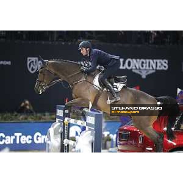 GC Prague Playoffs - Super GP - Lorenzo de Luca (ITA) on Ensor de Litrange XII - Prague, O2 Arena - 15 December 2018 - ph.Stefano Grasso/LGCT