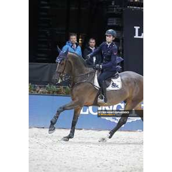 GC Prague Playoffs - Super GP - Lorenzo de Luca (ITA) on Ensor de Litrange XII - Prague, O2 Arena - 15 December 2018 - ph.Stefano Grasso/LGCT