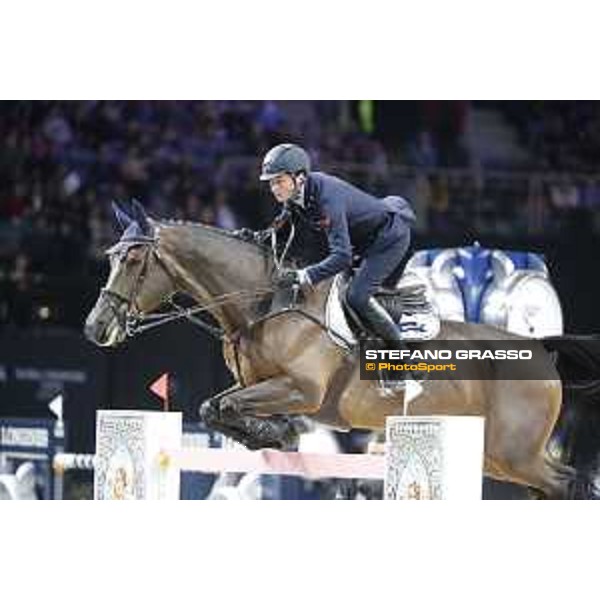 GC Prague Playoffs - Super GP - Lorenzo de Luca (ITA) on Ensor de Litrange XII - Prague, O2 Arena - 15 December 2018 - ph.Stefano Grasso/LGCT