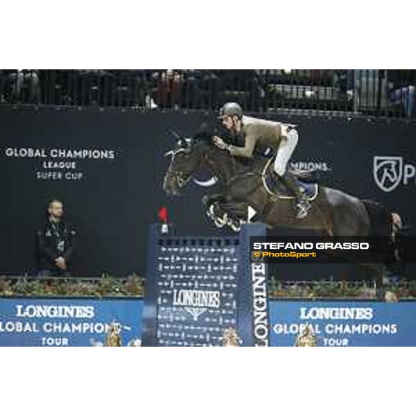 GC Prague Playoffs - Super GP - Alberto Zorzi (ITA) on Ulane de Coquerie - Prague, O2 Arena - 15 December 2018 - ph.Stefano Grasso/LGCT