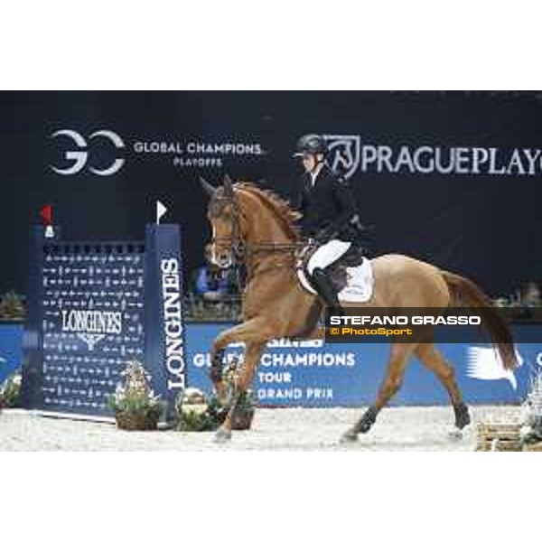 GC Prague Playoffs - Super GP - Shane Breen (IRL)on Ipswich van de Wolfsakker - Prague, O2 Arena - 15 December 2018 - ph.Stefano Grasso/LGCT