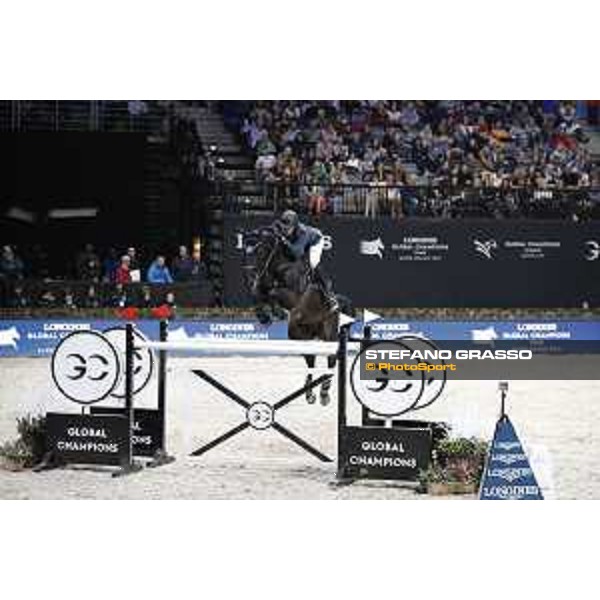 GC Prague Playoffs - Super GP - Gregory Wathelet (BEL) on Iron Man van de Padenborre - Prague, O2 Arena - 15 December 2018 - ph.Stefano Grasso/LGCT