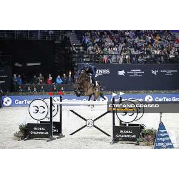 GC Prague Playoffs - Super GP - Lorenzo de Luca (ITA) on Ensor de Litrange XII - Prague, O2 Arena - 15 December 2018 - ph.Stefano Grasso/LGCT
