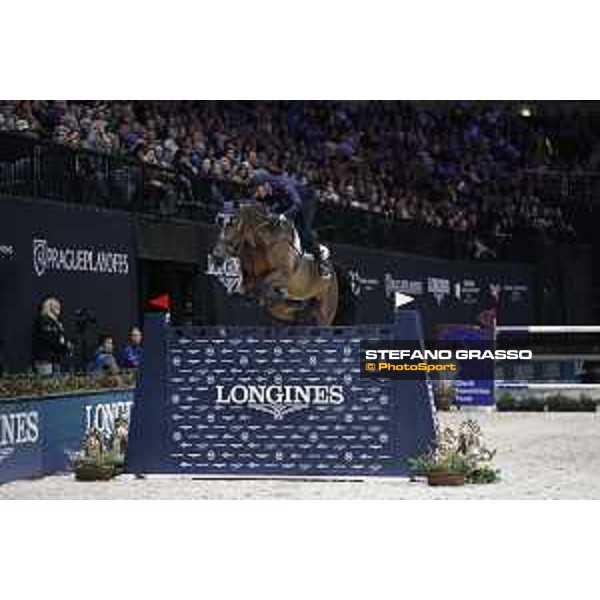 GC Prague Playoffs - Super GP - Lorenzo de Luca (ITA) on Ensor de Litrange XII - Prague, O2 Arena - 15 December 2018 - ph.Stefano Grasso/LGCT