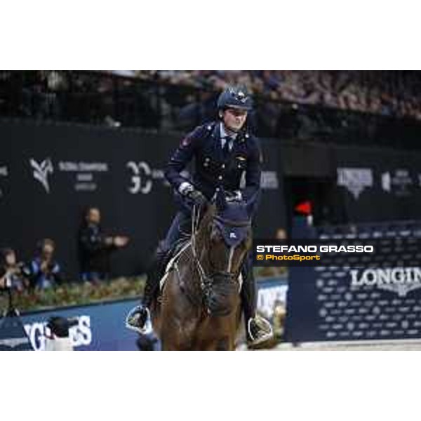 GC Prague Playoffs - Super GP - Lorenzo de Luca (ITA) on Ensor de Litrange XII - Prague, O2 Arena - 15 December 2018 - ph.Stefano Grasso/LGCT