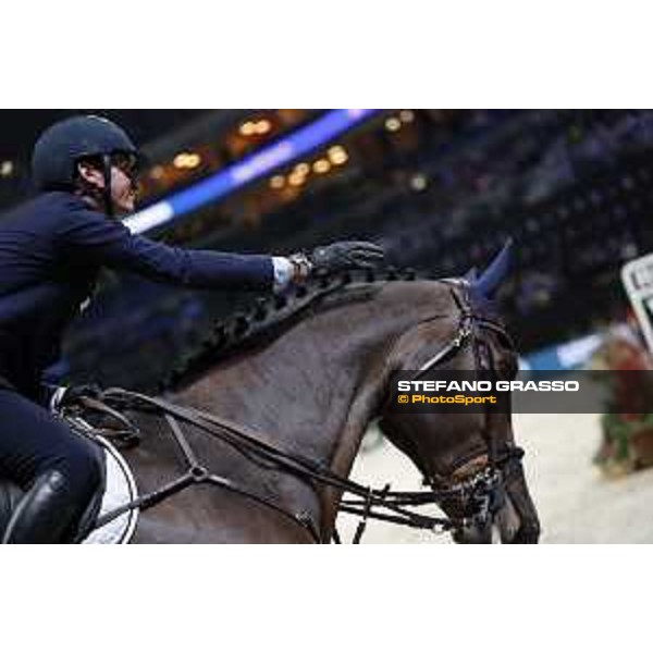 GC Prague Playoffs - Super GP - Lorenzo de Luca (ITA) on Ensor de Litrange XII - Prague, O2 Arena - 15 December 2018 - ph.Stefano Grasso/LGCT