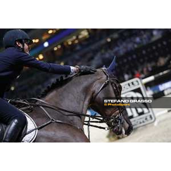 GC Prague Playoffs - Super GP - Lorenzo de Luca (ITA) on Ensor de Litrange XII - Prague, O2 Arena - 15 December 2018 - ph.Stefano Grasso/LGCT