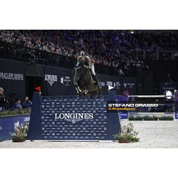GC Prague Playoffs - Super GP - Alberto Zorzi (ITA) on Ulane de Coquerie - Prague, O2 Arena - 15 December 2018 - ph.Stefano Grasso/LGCT