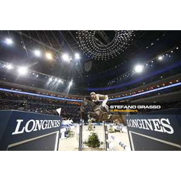 GC Prague Playoffs - Super GP - Alberto Zorzi (ITA) on Ulane de Coquerie - Prague, O2 Arena - 15 December 2018 - ph.Stefano Grasso/LGCT