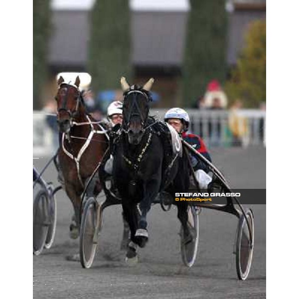 Jorma Kontio with Opal Viking on the last straight of the 2nd heat of the Palio dei Comuni Montegiorgio (AP), 23rd nov. 2008 ph. Stefano Grasso