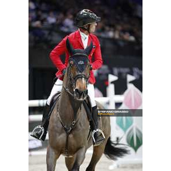 GC Prague Playoffs - Class 9 - Pius Schwizer (SUI) on Living The Dream - Prague, O2 Arena - 15 December 2018 - ph.Mario Grassia/LGCT