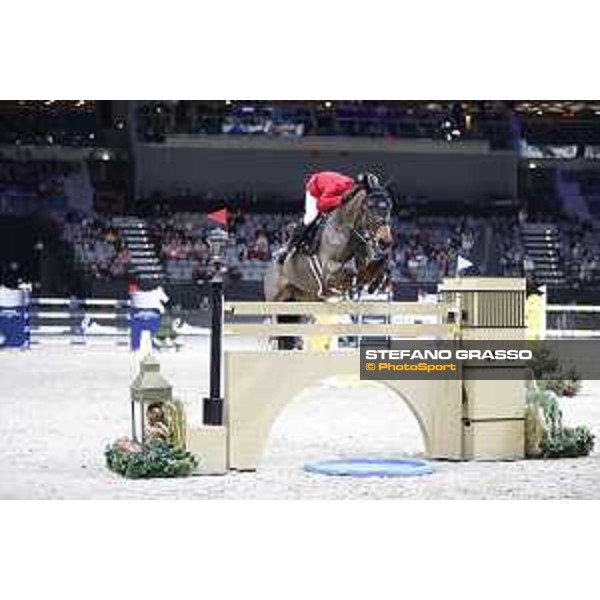 GC Prague Playoffs - Class 9 - Pius Schwizer (SUI) on Living The Dream - Prague, O2 Arena - 15 December 2018 - ph.Mario Grassia/LGCT