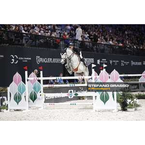 GC Prague Playoffs - Class 9 - Jerome Guery (BEL) on Garfield de Tiji Des Templiers - Prague, O2 Arena - 15 December 2018 - ph.Mario Grassia/LGCT