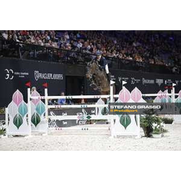 GC Prague Playoffs - Class 9 - Henrik von Eckermann (SWE) on First One - Prague, O2 Arena - 15 December 2018 - ph.Mario Grassia/LGCT