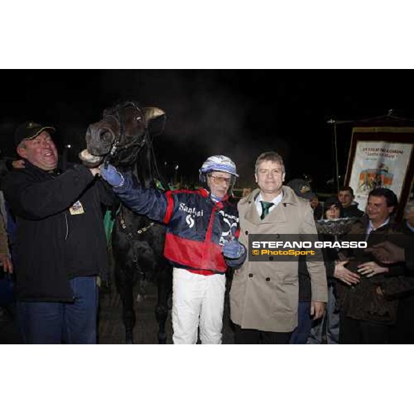 giving prize for Jorma Kontio and Nils Enqvist with Opal Viking after winning the 20¡ Palio dei Comuni Montegiorgio (AP), 23rd nov. 2008 ph. Stefano Grasso