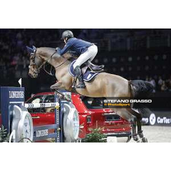 GC Prague Playoffs - Class 9 - Sameh El Dahan (EGY) on Electric Z - Prague, O2 Arena - 15 December 2018 - ph.Mario Grassia/LGCT