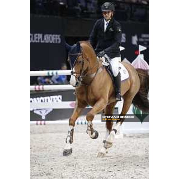 GC Prague Playoffs - Class 9 - Karel Cox (BEL) on Jugano van de Vosberg - Prague, O2 Arena - 15 December 2018 - ph.Mario Grassia/LGCT