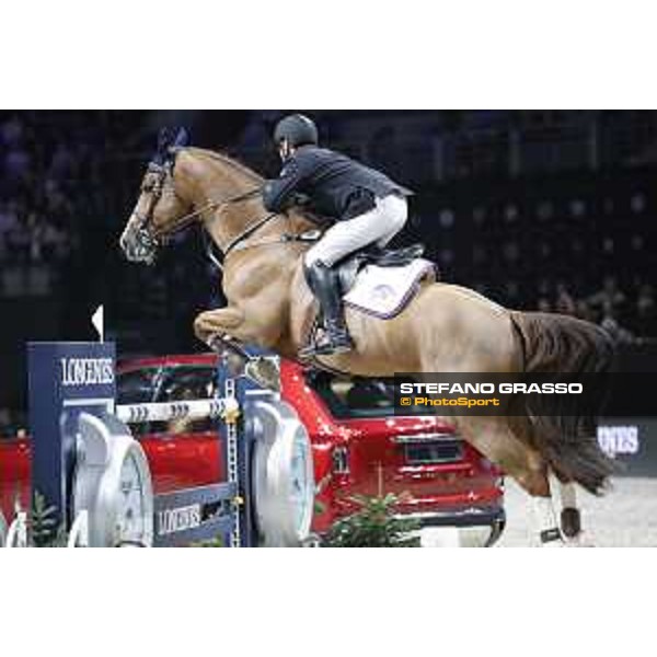 GC Prague Playoffs - Class 9 - Karel Cox (BEL) on Jugano van de Vosberg - Prague, O2 Arena - 15 December 2018 - ph.Mario Grassia/LGCT