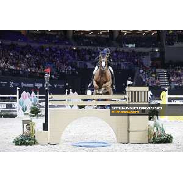 GC Prague Playoffs - Class 9 - Karel Cox (BEL) on Jugano van de Vosberg - Prague, O2 Arena - 15 December 2018 - ph.Mario Grassia/LGCT