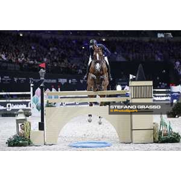 GC Prague Playoffs - Class 9 - Julien Epaillard (FRA) on Virtuose Champeix - Prague, O2 Arena - 15 December 2018 - ph.Mario Grassia/LGCT