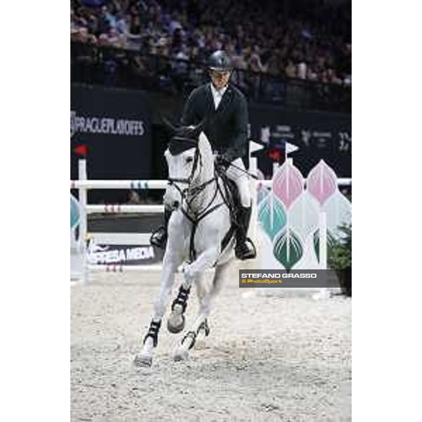 GC Prague Playoffs - Class 9 - Shane Sweetnam (IRL) on Indra van de Oude Heihoef - Prague, O2 Arena - 15 December 2018 - ph.Mario Grassia/LGCT