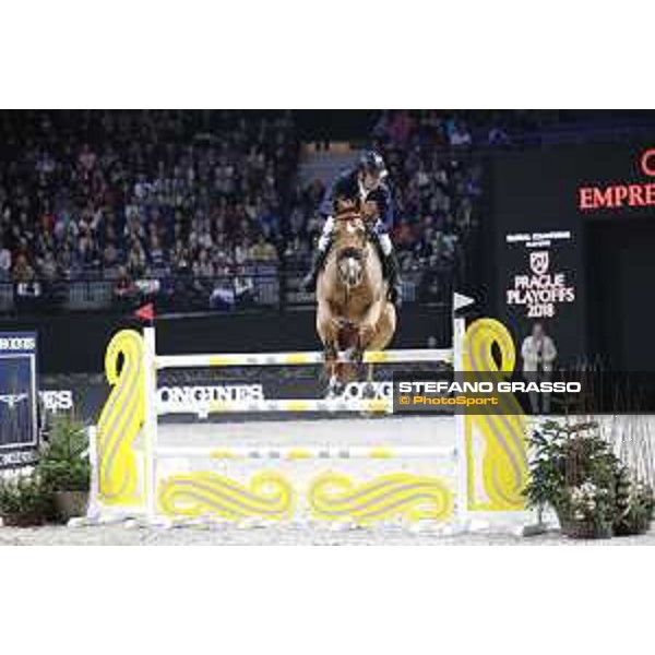 GC Prague Playoffs - Class 9 - Julien Epaillard (FRA) on Usual Suspect d\'Auge - Prague, O2 Arena - 15 December 2018 - ph.Mario Grassia/LGCT