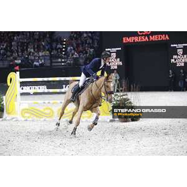 GC Prague Playoffs - Class 9 - Julien Epaillard (FRA) on Usual Suspect d\'Auge - Prague, O2 Arena - 15 December 2018 - ph.Mario Grassia/LGCT