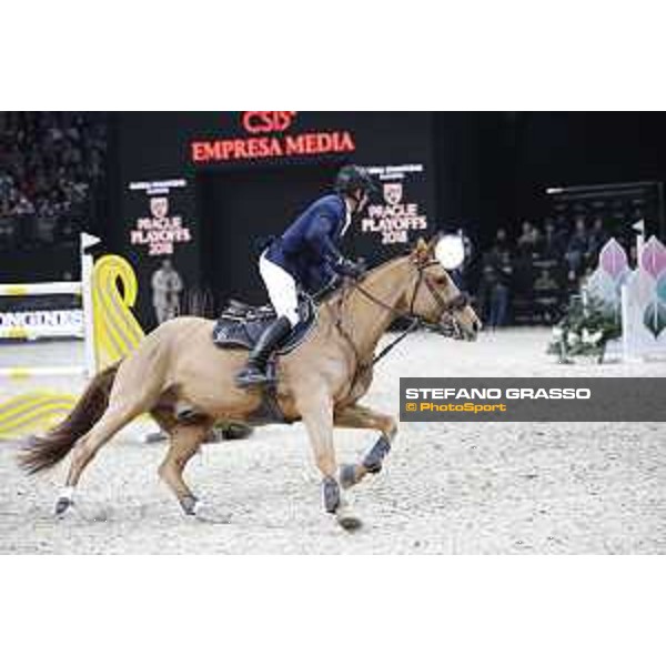 GC Prague Playoffs - Class 9 - Julien Epaillard (FRA) on Usual Suspect d\'Auge - Prague, O2 Arena - 15 December 2018 - ph.Mario Grassia/LGCT
