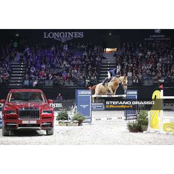GC Prague Playoffs - Class 9 - Julien Epaillard (FRA) on Usual Suspect d\'Auge, Rolls Royce - Prague, O2 Arena - 15 December 2018 - ph.Mario Grassia/LGCT