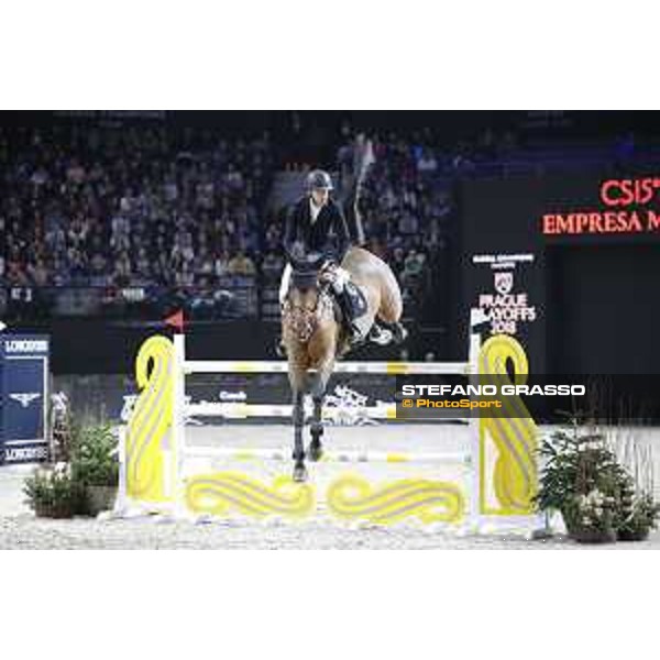 GC Prague Playoffs - Class 9 - Pieter Devos (BEL) on Claire Z - Prague, O2 Arena - 15 December 2018 - ph.Mario Grassia/LGCT