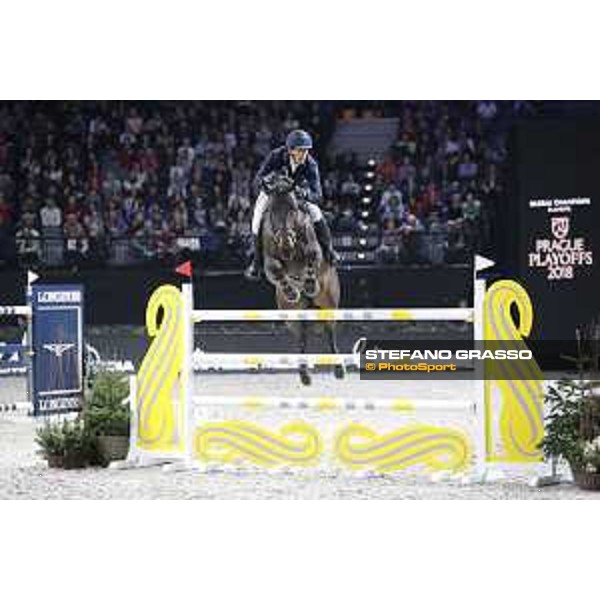 GC Prague Playoffs - Class 9 - Henrik von Eckermann (SWE) on First One - Prague, O2 Arena - 15 December 2018 - ph.Mario Grassia/LGCT